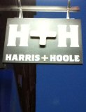 Harris and Hoole signage